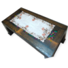 Zurci Cutwork Satin embroidery Dining Table runner . (15x33) inches - 9