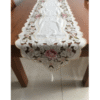 Carls Cutwork Satin embroidery Dining Table runner . (15x70) inches - 5
