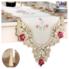 Carls Cutwork Satin embroidery Dining Table runner . (15x70) inches - 2