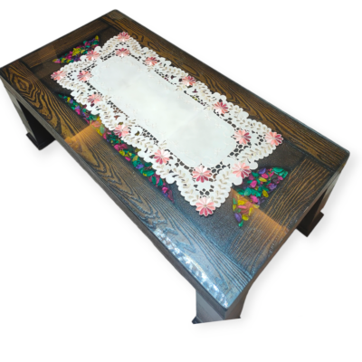Zurci Cutwork Satin embroidery Dining Table runner . (15x33) inches - 8