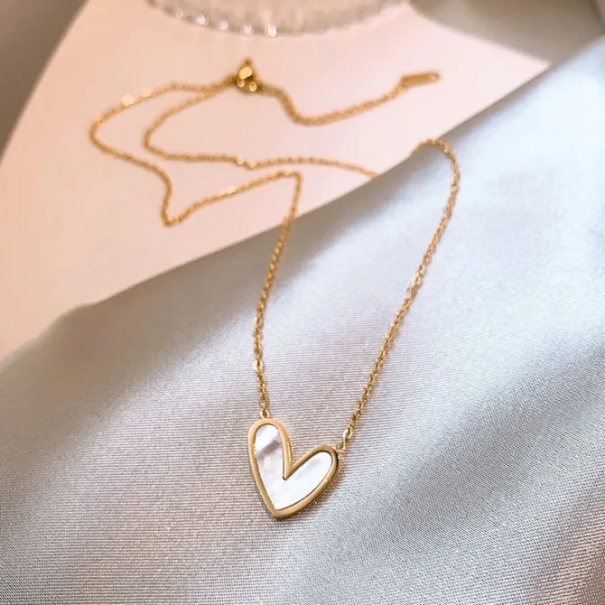 18k Gold Plated Heart necklace