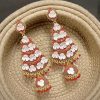 PARI PHOOLKARI EARRINGS (RED)