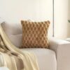 Monkdecor Grata Geff Fur (16x16) inches. - Grannes Gold