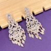 Monkdecor Grace Starry Crystal Chandelier Earrings .